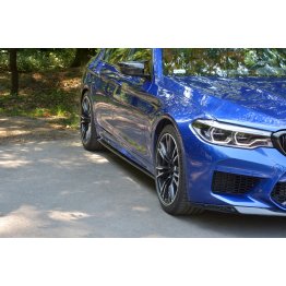 Накладки сплиттеры на пороги на BMW M5 F90